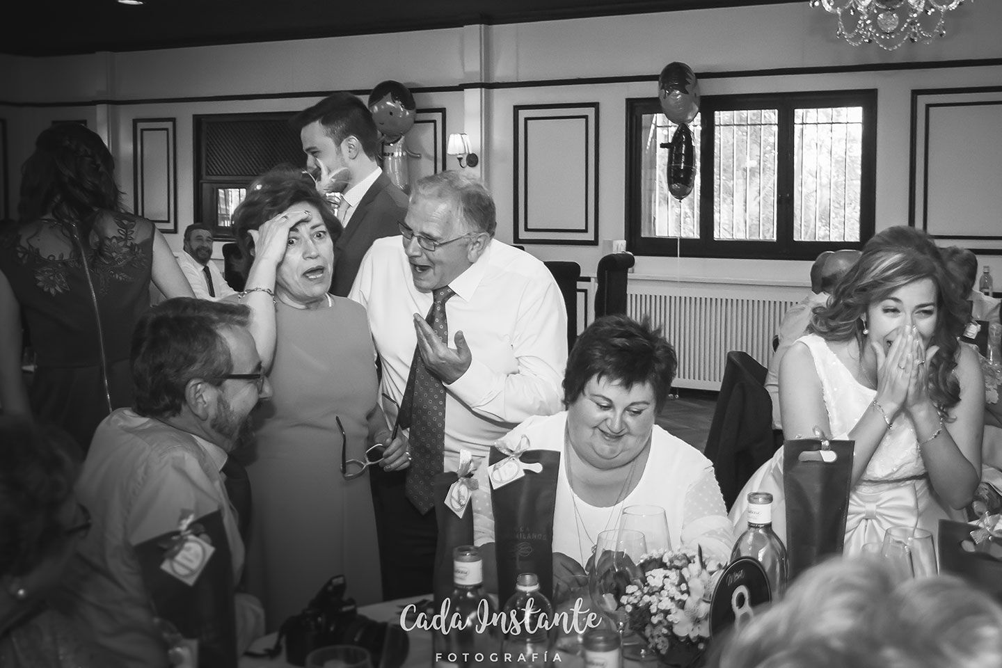 Asombro y risas en Banquete Boda en el "Restaurante El Bohío" Simancas Valladolid